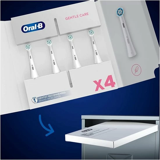 Oral B Oral-B IO Gentle Care Opzetborstels - 4 Stuks 6 Oral B Oral-B IO Gentle Care Opzetborstels - 4 Stuks - Afbeelding 6