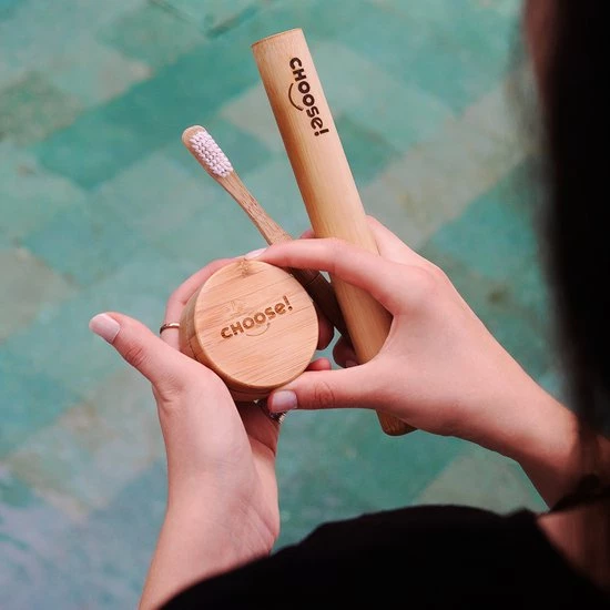 Choose! CHOOSE Starter Box - Tandpasta Tabletten - Bamboe Refill Pot - 90 Tabletten 9 Choose! CHOOSE Starter Box - Tandpasta Tabletten - Bamboe Refill Pot - 90 Tabletten - Afbeelding 9