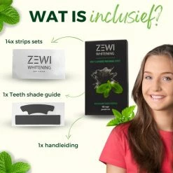 Zewi Cosmetics Zewi Professionele Tandenbleek Strips Tandenbleekset Whitening Strips Teeth Kit Tanden Bleken Witte Tanden Zonder Peroxide - 28 Strips -Oral B SHOP 550x550 1491