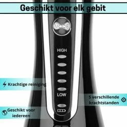 BOME Waterflosser Met 7 Opzetstukjes - Monddouche - Voorkom Tandsteen - Draadloos - 5 Standen - Zwart -Oral B SHOP 550x550 1570