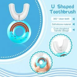 Belenthi Tandenborstel Kind-Handtandenborstel Voor Kinderen-2 Tot 12 Jaar-Zachte Silliconen-Baby Tandenborstel-Tandenborstel Baby En Peuter - U-Vormig - 360 Graden-Bijtringen-peutertandenborstel-U Vorm -Oral B SHOP 550x550 1611