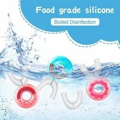 Belenthi Tandenborstel Kind-Handtandenborstel Voor Kinderen-2 Tot 12 Jaar-Zachte Silliconen-Baby Tandenborstel-Tandenborstel Baby En Peuter - U-Vormig - 360 Graden-Bijtringen-peutertandenborstel-U Vorm -Oral B SHOP 550x550 1612