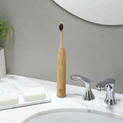 Bambrush Electrische Tandenborstel ? Duurzame Elektrische Tandenborstel - Sonisch Poetsen - Bamboe Opzetborstels - Milieuvriendelijk - 30 Seconden Timer - Complete Set In Luxe Geschenkverpakking -Oral B SHOP 550x550 1682