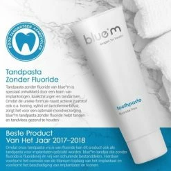 Blue?m Fluoride Vrije Tandpasta 75 Ml - Bluem Tandpasta - Tandpasta Zonder Fluoride -Oral B SHOP 550x550 1717