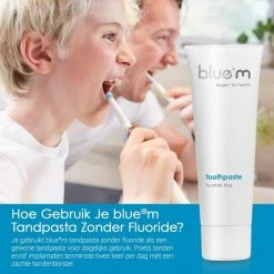 Blue?m Fluoride Vrije Tandpasta 75 Ml - Bluem Tandpasta - Tandpasta Zonder Fluoride -Oral B SHOP 550x550 1720