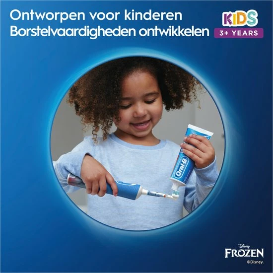 Oral B Oral-B Kids Elektrische Tandenborstel - Disney Frozen - Voor Kinderen Vanaf 3 Jaar 4 Oral B Oral-B Kids Elektrische Tandenborstel - Disney Frozen - Voor Kinderen Vanaf 3 Jaar - Afbeelding 4