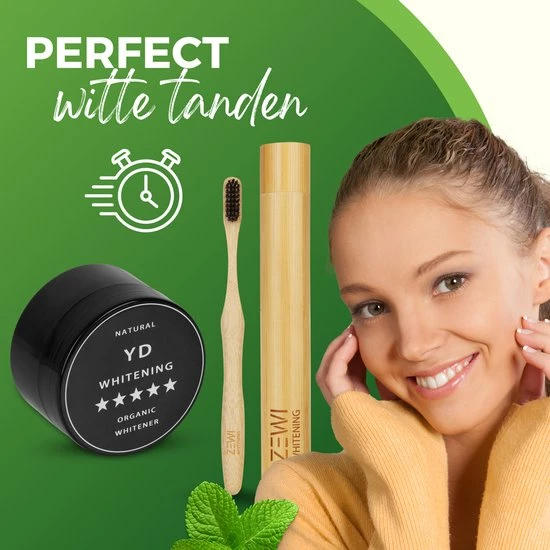 Zewi Cosmetics Zewi Whitening Poeder Met Bamboe Tandenborstel Teethpowder Charcoal Tandenbleker Tanden Witten Tandbleek Poeder Tanden Bleken Houtskool Tanden Bleker Teeth Kit 6 Zewi Cosmetics Zewi Whitening Poeder Met Bamboe Tandenborstel Teethpowder Charcoal Tandenbleker Tanden Witten Tandbleek Poeder Tanden Bleken Houtskool Tanden Bleker Teeth Kit - Afbeelding 6