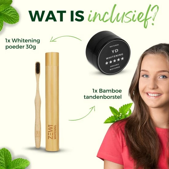 Zewi Cosmetics Zewi Whitening Poeder Met Bamboe Tandenborstel Teethpowder Charcoal Tandenbleker Tanden Witten Tandbleek Poeder Tanden Bleken Houtskool Tanden Bleker Teeth Kit 8 Zewi Cosmetics Zewi Whitening Poeder Met Bamboe Tandenborstel Teethpowder Charcoal Tandenbleker Tanden Witten Tandbleek Poeder Tanden Bleken Houtskool Tanden Bleker Teeth Kit - Afbeelding 8