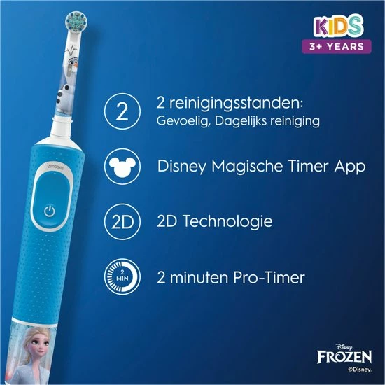 Oral B Oral-B Kids Elektrische Tandenborstel - Disney Frozen - Voor Kinderen Vanaf 3 Jaar 17 Oral B Oral-B Kids Elektrische Tandenborstel - Disney Frozen - Voor Kinderen Vanaf 3 Jaar - Afbeelding 17