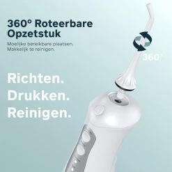 Bintoi® ISonic F500 - Waterflosser - Professionele Monddouche - Flos Voor Beugels - Flosapparaten - 3 Standen En 4 Opzetstukjes - IPX7 Waterdicht - Incl. Reistas Cadeau -Oral B SHOP 550x550 1795
