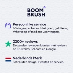 BOOMBRUSH Opzetborstels Elektrische Tandenborstel - Zwart - 4 Stuks -Oral B SHOP 550x550 1816