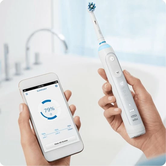 Oral B Oral-B Genius 10200W - Elektrische Tandenborstel - Wit 13 Oral B Oral-B Genius 10200W - Elektrische Tandenborstel - Wit - Afbeelding 13