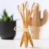 Bamboe Tandenborstel By Olive 4 St. Genummerd 100% Moso Bamboo