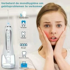 Nula Inspirations Nula Waterflosser - Tandsteen Verwijderaar - Monddouche - 6 Opzetstukken - Incl Opbergtas/ MicroTandenborstel - Zwart -Oral B SHOP 550x550 1889