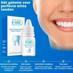 B-care Tanden Bleker ? Wittere Tanden ? Teeth Whitening Strips ? Professioneel Resultaat - Tandsteen Verwijderaar - Zonder Peroxide - Tandenbleekset - Tanden Bleken - Black Friday ? Sinterklaas ? Schoencadeautjes Sinterklaas -Oral B SHOP 550x550 260