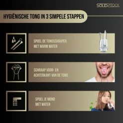 SolidStock Professionele Tongschraper Voor Mondverzorging - 4 Delige Tongreiniger - Ayurveda - RVS -Oral B SHOP 550x550 296
