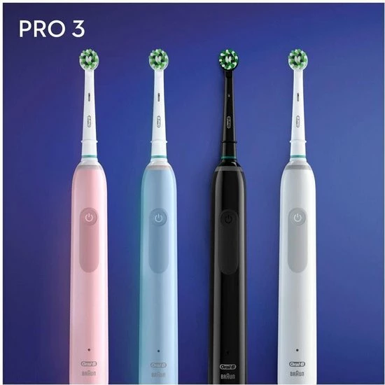 Oral B Oral-B Pro 3 3770 - Elektrische Tandenborstel - Blauw 10 Oral B Oral-B Pro 3 3770 - Elektrische Tandenborstel - Blauw - Afbeelding 10