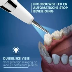 DEN-T? PRO U500 - Elektrische Sonische Tandsteen Verwijderaar - Wit -Oral B SHOP 550x550 367