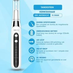 DEN-T? PRO U500 - Elektrische Sonische Tandsteen Verwijderaar - Wit -Oral B SHOP 550x550 374