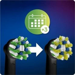 Oral B Oral-B CrossAction - Met CleanMaximiser-technologie - Opzetborstels - Zwart - 8 Stuks -Oral B SHOP 550x550 381