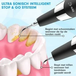 DEN-T® PRO U500 - Elektrische Sonische Tandsteen Verwijderaar - Zwart -Oral B SHOP 550x550 441