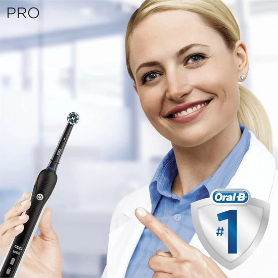 Oral B Oral_B Pro 2 - 2900 - Duoverpakking Elektrische Tandenborstel - Zwart 12 Oral B Oral_B Pro 2 - 2900 - Duoverpakking Elektrische Tandenborstel - Zwart - Afbeelding 12