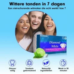 Imperatoris Diamond White - Teeth Whitening Strips - 28x Strips - Zonder Peroxide (0%) - Tandenbleekset – Mint -Oral B SHOP 550x550 492