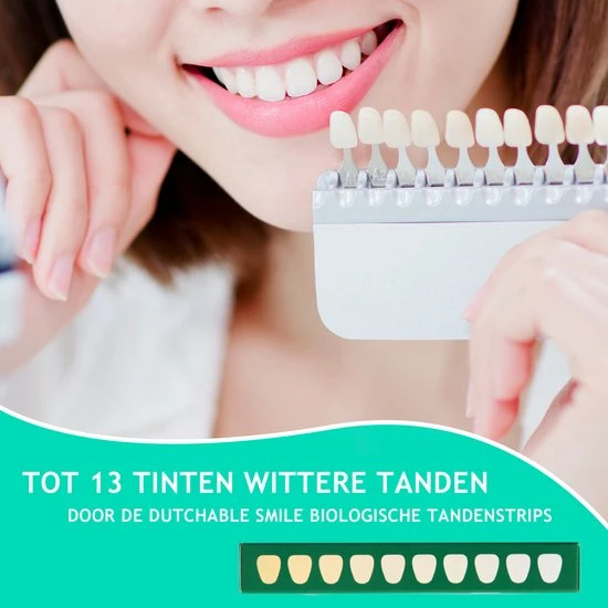 Dutchable Smile Dutchable Whitening Strips - Tanden Bleken - Teeth Whitening Strips - Tandenbleek Strips - Snel Wittere Tanden - Met GRATIS Bamboe Tandenborstel - 100% Biologisch - Vegan 3 Dutchable Smile Dutchable Whitening Strips - Tanden Bleken - Teeth Whitening Strips - Tandenbleek Strips - Snel Wittere Tanden - Met GRATIS Bamboe Tandenborstel - 100% Biologisch - Vegan - Afbeelding 3