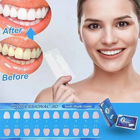 Merkloos Professionele Tanden Bleek Strips Ultra 3D - Teeth Whitening Strips - Tanden Bleken - Voor Ultra Witte Tanden - 14 Strips 5 Merkloos Professionele Tanden Bleek Strips Ultra 3D - Teeth Whitening Strips - Tanden Bleken - Voor Ultra Witte Tanden - 14 Strips - Afbeelding 5