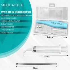 MediCastle? Amandelsteen Verwijderaar - Tonsil Stone Remover - 6 Delige| Kit -Oral B SHOP 550x550 674