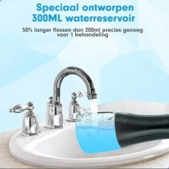 DEN-T? Waterflosser PRO V500 - 300ML - 5 Standen - 10 Opzetstukjes - Monddouche - Flosapparaat - Zwart - -Oral B SHOP 550x550 7