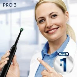 Oral B Oral-B Pro 3 3000 - Zwart - Elektrische Tandenborstel - Ontworpen Door Braun - Black Edition 12 Oral B Oral-B Pro 3 3000 - Zwart - Elektrische Tandenborstel - Ontworpen Door Braun - Black Edition -Oral B SHOP 550x550 763
