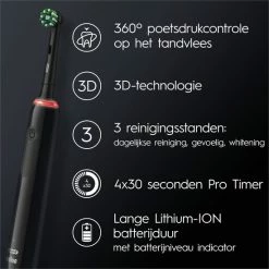 Oral B Oral-B Pro 3 3900 - Elektrische Tandenborstel - Duo 2 X Zwart -Oral B SHOP 550x550 838