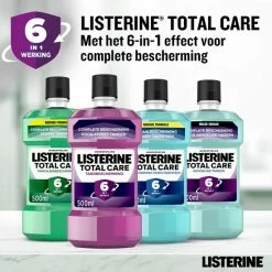 LISTERINE Total Care Tandvleesbescherming: Mondspoeling Voor Complete Bescherming Voor Gezond Tandvlees Met 6-in-1 Effect - Met Essentiële Oliën, Fluoride En Zinkformule, 3 X 500 Ml 19 LISTERINE Total Care Tandvleesbescherming: Mondspoeling Voor Complete Bescherming Voor Gezond Tandvlees Met 6-in-1 Effect - Met Essentiële Oliën, Fluoride En Zinkformule, 3 X 500 Ml -Oral B SHOP 550x550 868