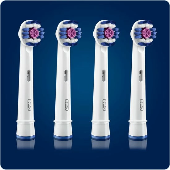 Oral B Oral-B 3D White - Opzetborstels - 4 Stuks 3 Oral B Oral-B 3D White - Opzetborstels - 4 Stuks - Afbeelding 3