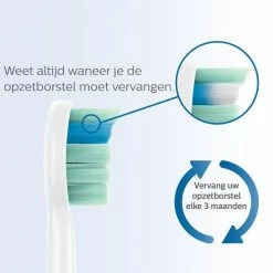 Philips Sonicare C2 Optimal Plaque Defence HX9022/10 - Opzetborstels - 2 Stuks -Oral B SHOP 550x550 902