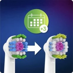 Oral B Oral-B 3D White - Met CleanMaximiser-technologie - Opzetborstels - 8 Stuks - Brievenbusverpakking -Oral B SHOP 550x550 923