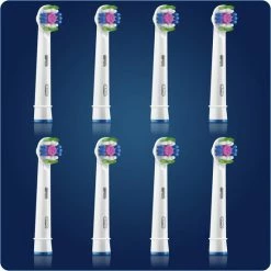 Oral B Oral-B 3D White - Met CleanMaximiser-technologie - Opzetborstels - 8 Stuks - Brievenbusverpakking -Oral B SHOP 550x550 924