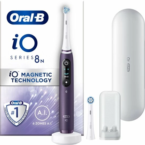 Oral B Oral-B IO 8N - Elektrische Tandenborstel - Violet 1 Oral B Oral-B IO 8N - Elektrische Tandenborstel - Violet
