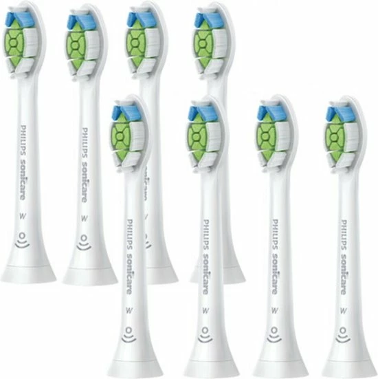 Philips Sonicare W2 Optimal White HX6068/12 - Opzetborstels - 8 Stuks 3 Philips Sonicare W2 Optimal White HX6068/12 - Opzetborstels - 8 Stuks - Afbeelding 3