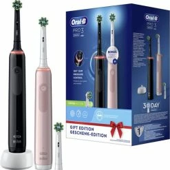Oral B Oral-B PRO 3 3900 - Elektrische Tandenborstel - Duo Zwart + Roze -Oral B SHOP 550x551 4