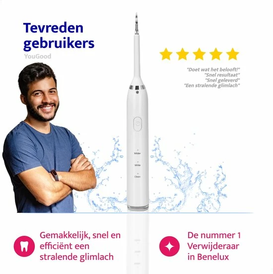 Tandsteen En Tandplak Verwijderaar Set YouGood ? Mondverzorging Elektrisch En USB Oplaadbaar ? Professioneel Tanden Flossen En Polijsten Met 3 Standen ? Extra Inbegrepen Opzetstukken 5 Tandsteen En Tandplak Verwijderaar Set YouGood ? Mondverzorging Elektrisch En USB Oplaadbaar ? Professioneel Tanden Flossen En Polijsten Met 3 Standen ? Extra Inbegrepen Opzetstukken - Afbeelding 5