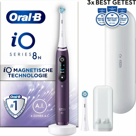 Oral B Oral-B IO 8N - Elektrische Tandenborstel - Violet 6 Oral B Oral-B IO 8N - Elektrische Tandenborstel - Violet - Afbeelding 6