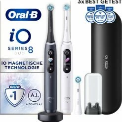 Oral B Oral-B IO 8 - Wit En Zwart - Elektrische Tandenborstels - Duopack -Oral B SHOP 550x556 18