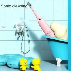 CoolHome Sonic Konijntje - Elektrische Tandenborstel Geschikt Voor Peuters En Kinderen - Kindertandenborstel - Roze -Oral B SHOP 550x556 9