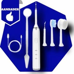 Tandsteen En Tandplak Verwijderaar Set YouGood ? Mondverzorging Elektrisch En USB Oplaadbaar ? Professioneel Tanden Flossen En Polijsten Met 3 Standen ? Extra Inbegrepen Opzetstukken