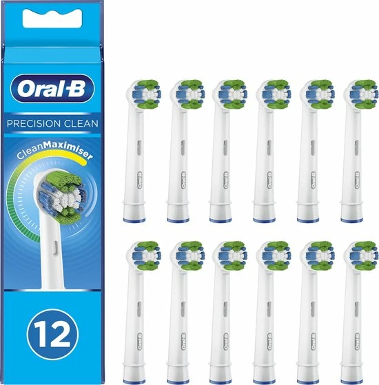 Oral B Oral-B Precision Clean - Met CleanMaximiser-technologie - Opzetborstels - 12 Stuks 2 Oral B Oral-B Precision Clean - Met CleanMaximiser-technologie - Opzetborstels - 12 Stuks - Afbeelding 2
