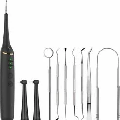 ExCorn Elektrische Tandsteen Verwijderaar - Elektrisch Tandplak Verwijderen - Inclusief Tandartssetje - Tanden Polijsten