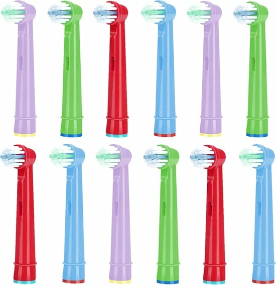 Cosity Universele Opzetborstels Voor Kinderen - Voor Kids - Geschikt Voor Oral-B - 12 Stuks - Soft 1 Cosity Universele Opzetborstels Voor Kinderen - Voor Kids - Geschikt Voor Oral-B - 12 Stuks - Soft