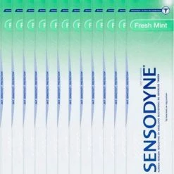 Sensodyne Tandpasta Fresh Mint Voordeelverpakking - 12 X 75 Ml